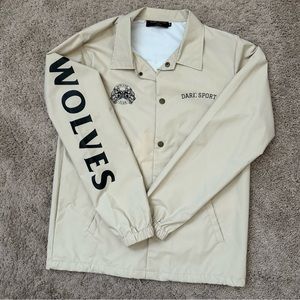 Darc Sport Wolves Snap Button 2018 Wind Breaker Jacket